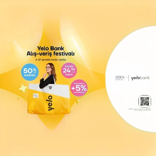 Yelo Bank alış-veriş festivalı başladı!